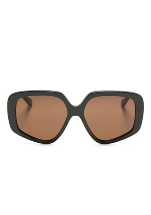Chloé Eyewear Mony oversize-frame sunglasses - Green