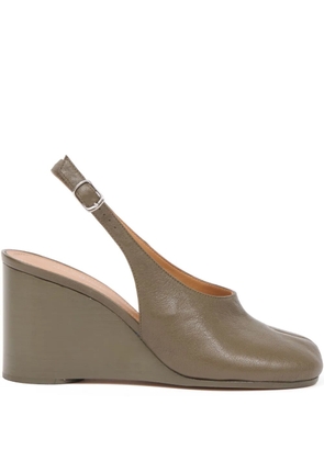 Maison Margiela leather pumps - Green