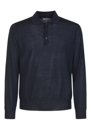 Canali wool V-neck sweater - Blue