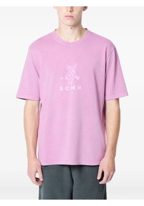 ACHM logo-motif T-shirt - Pink