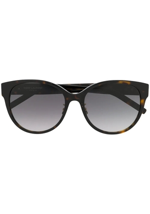 Saint Laurent Eyewear round frame sunglasses - Black