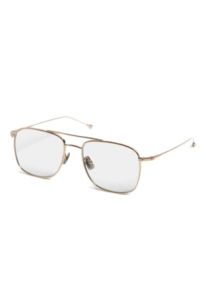 Peter And May Michel square-frame glasses - Gold