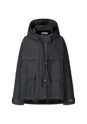 TOMBOY utility-design hooded jacket - Grey