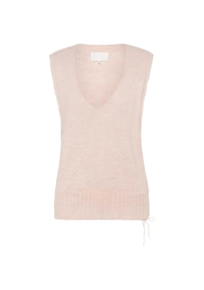 Maison Margiela ribbed V-neck vest - Pink