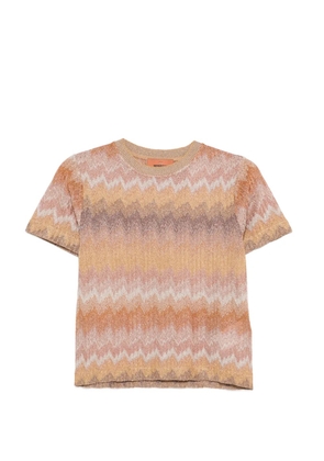 Missoni zigzag T-shirt - Gold