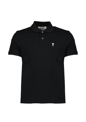 AMI Paris Ami de Coeur polo shirt - Black