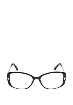 TOM FORD Eyewear geometric metal glasses - Black