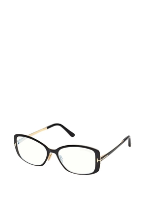 TOM FORD Eyewear geometric metal glasses - Black