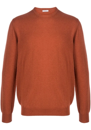 Malo crew neck cashmere jumper - Orange