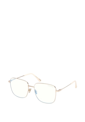 TOM FORD Eyewear square metal glasses - Gold
