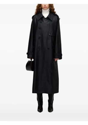 UMBER POSTPAST double-breasted belted trench coat - Black