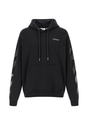 Off-White arrow skate logo hoodie - Black