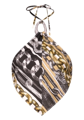 AREA chain link-print top - Black