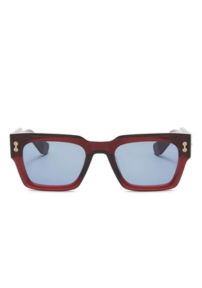 Akoni Cosmo square-frame sunglasses - Red