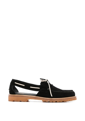 A Kind of Guise cut-out boat shoes - Black