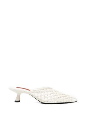 Simon Miller knotted gala mules - White