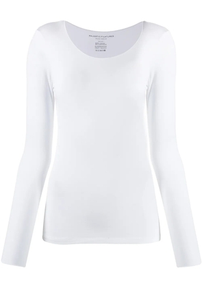 Majestic Filatures fitted jersey top - White