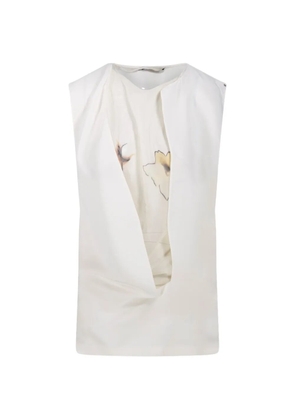 Sportmax floral print top - Neutrals