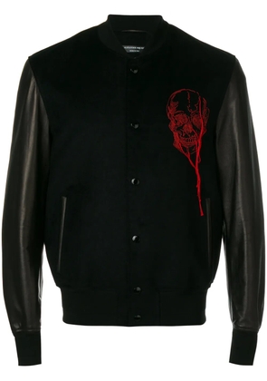 Alexander McQueen Embroidered Varsity jacket - Blue