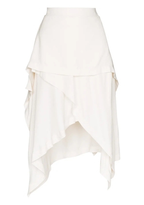 JW Anderson layered handkerchief skirt - White