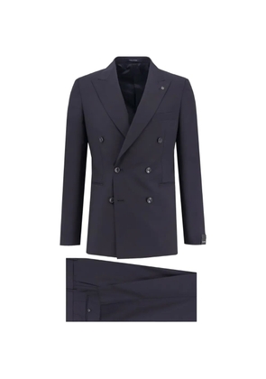 Tagliatore double-breasted peak lapel suit - Blue