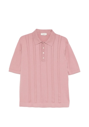 Piacenza Cashmere short-sleeve polo shirt - Pink