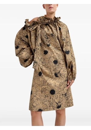 Essentiel Antwerp floral-print mini dress - Brown