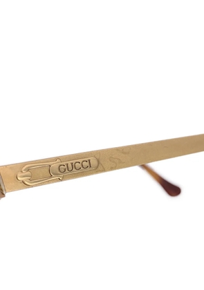 Gucci Pre-Owned 1980s cat-eye sunglasses - Brown