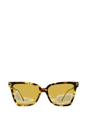 Ferragamo Eyewear butterfly-frame sunglasses - Brown