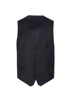 Tagliatore button wool jacket - Blue