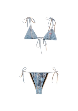 Diesel Jodie-Dnm triangle tie bikini - Blue