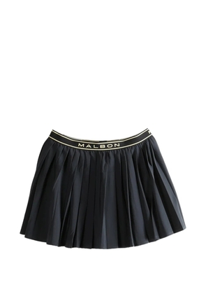 Malbon Golf Laurell pleated mini skirt - Black