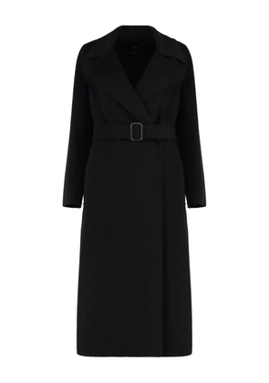 Weekend Max Mara Manu belted wool coat - Black