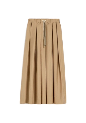 'S Max Mara Smmpineta pleated drawstring skirt - Neutrals