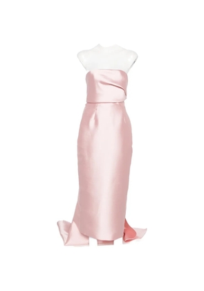 Solace London Kiki strapless midi dress - Pink