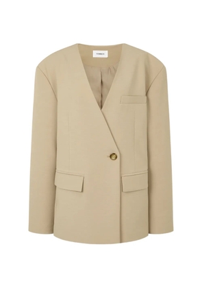 TOMBOY single-button blazer - Neutrals