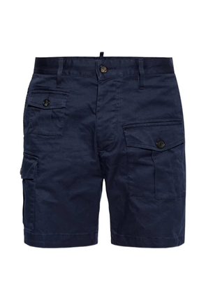 DSQUARED2 buttoned cargo shorts - Blue