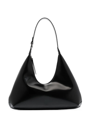 BY FAR Amber leather shoulder bag - Black