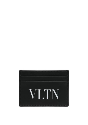 Valentino Garavani VLTN logo-print cardholder - Black