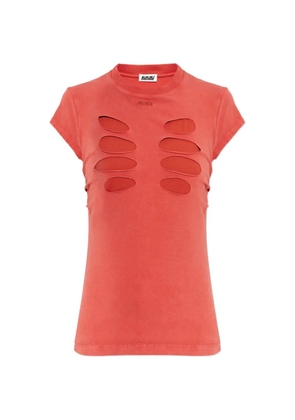 AVAVAV cut-out T-shirt - Orange