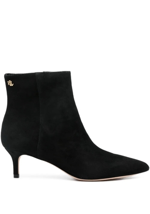 Lauren Ralph Lauren 45mm suede ankle boots - Black