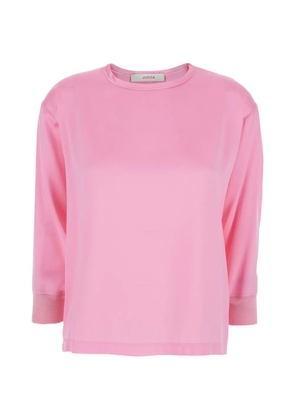 Jucca crew-neck long-sleeve T-shirt - Pink