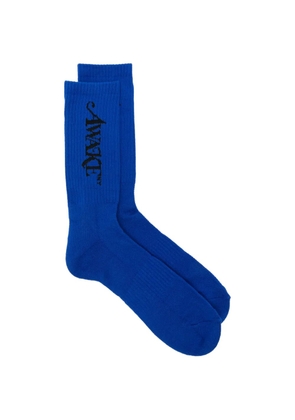 Awake NY logo socks - Blue