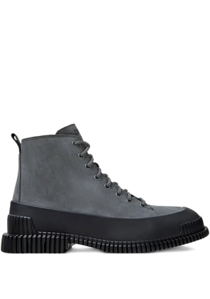 Camper Pix lace-up biker boots - Grey