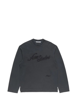 Acne Studios logo long-sleeve T-shirt - Grey