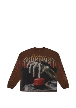 GODSPEED graphic sweatshirt - Brown