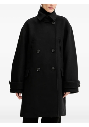 BOSS single-breasted coat - Black