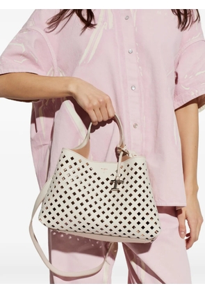 Tod's small leather tote bag - Neutrals