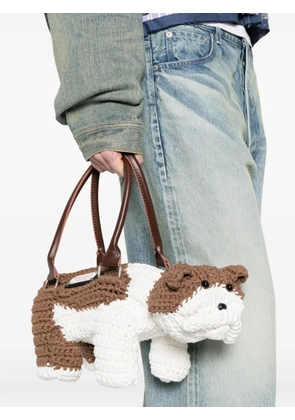 Charles Jeffrey Loverboy animal-shape tote bag - Brown