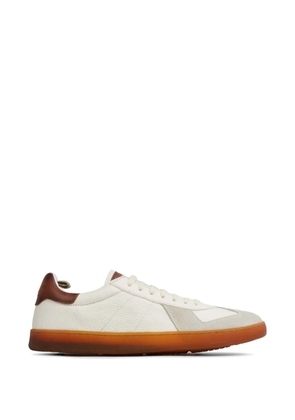 Officine Creative Militia 001 panelled leather sneakers - White